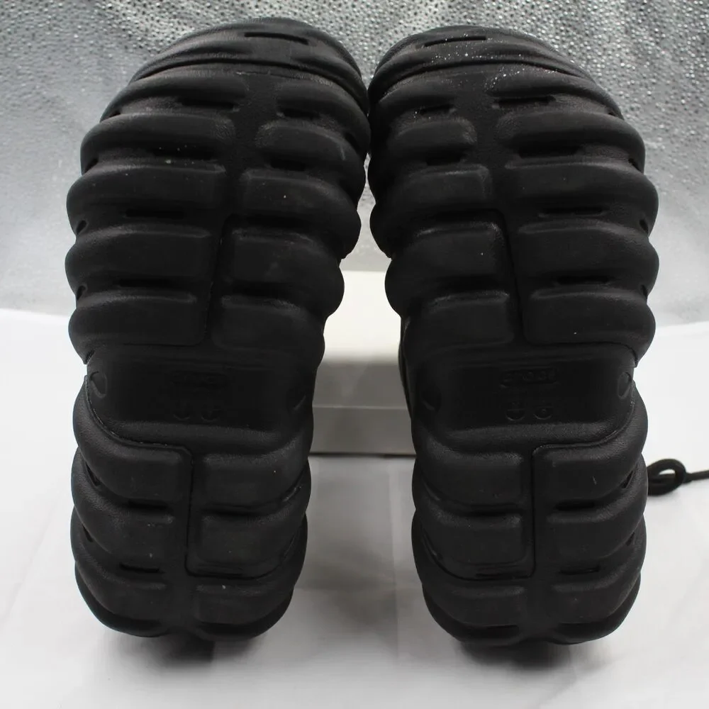 Crocs Echo Boot Men 7 Women 9 Winter Snow Rain Puffer Boots Black